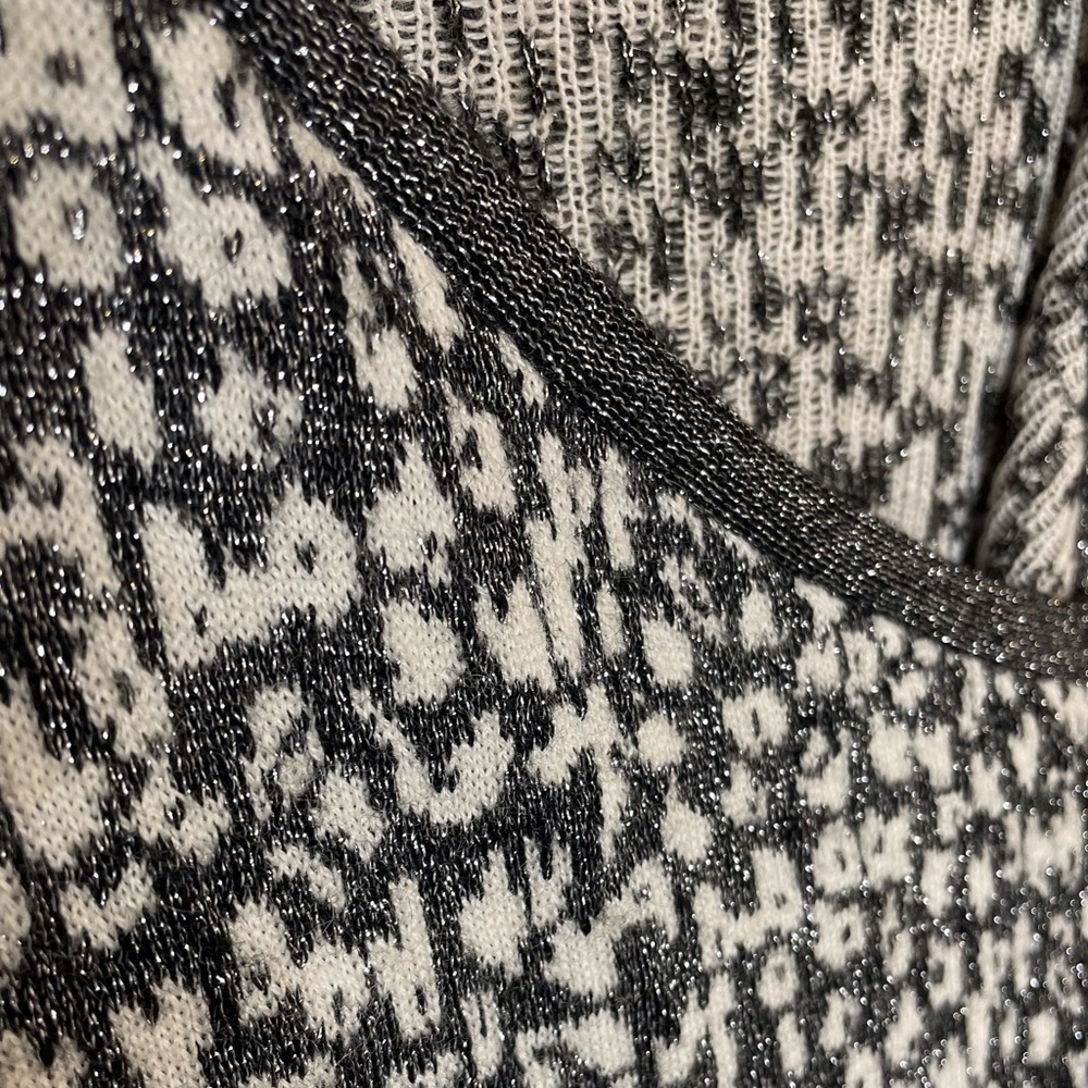 NWOT Rafaella Cheetah-Print Cardigan - Picture 3 of 4